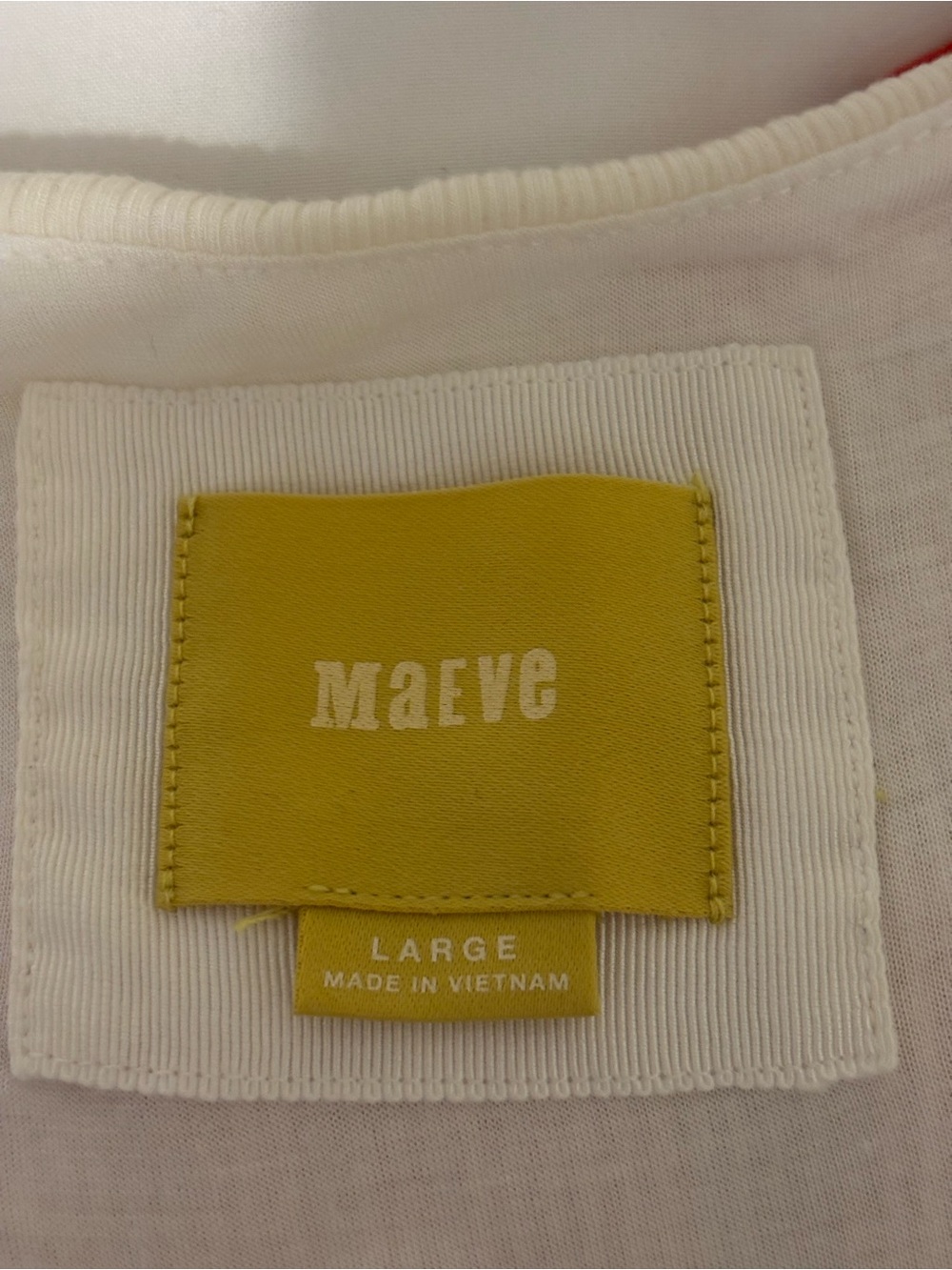 Maeve Anthropologie Large Colorblock Pleated Dress Red White Gray Sleeveless - Picture 2 of 8